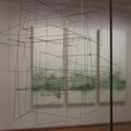 Blick in die Ausstellung "Material, Struktur, Licht - Arbeiten von Udo Rutschmann"