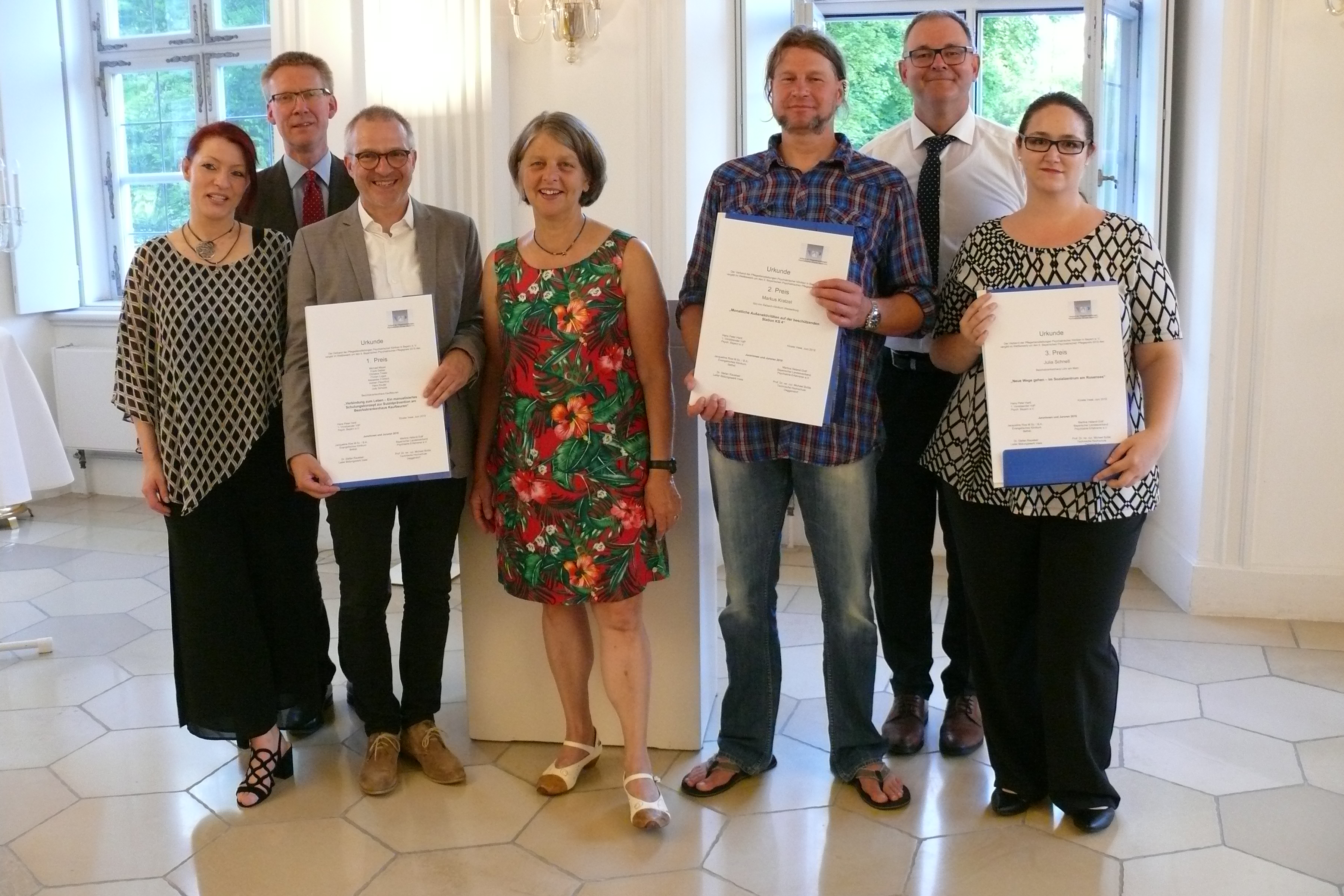 9. Bayerischer psychiatrischer Pflegepreis in Kloster Irsee verliehen