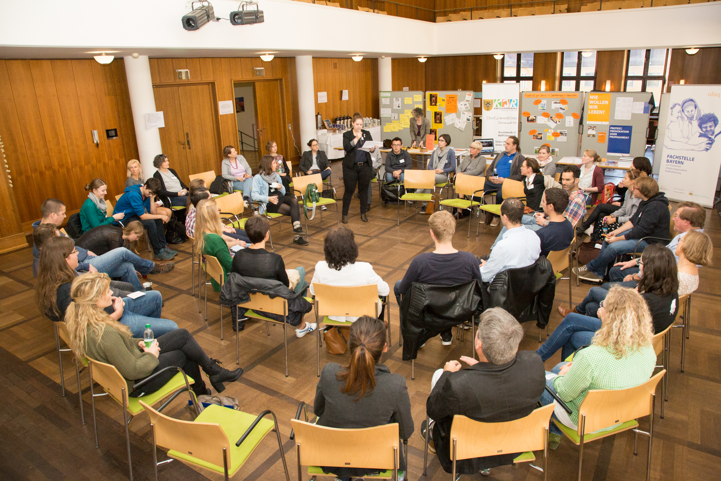 Barcamp Politische Bildung Schwaben im Kolpingsaal Augsburg