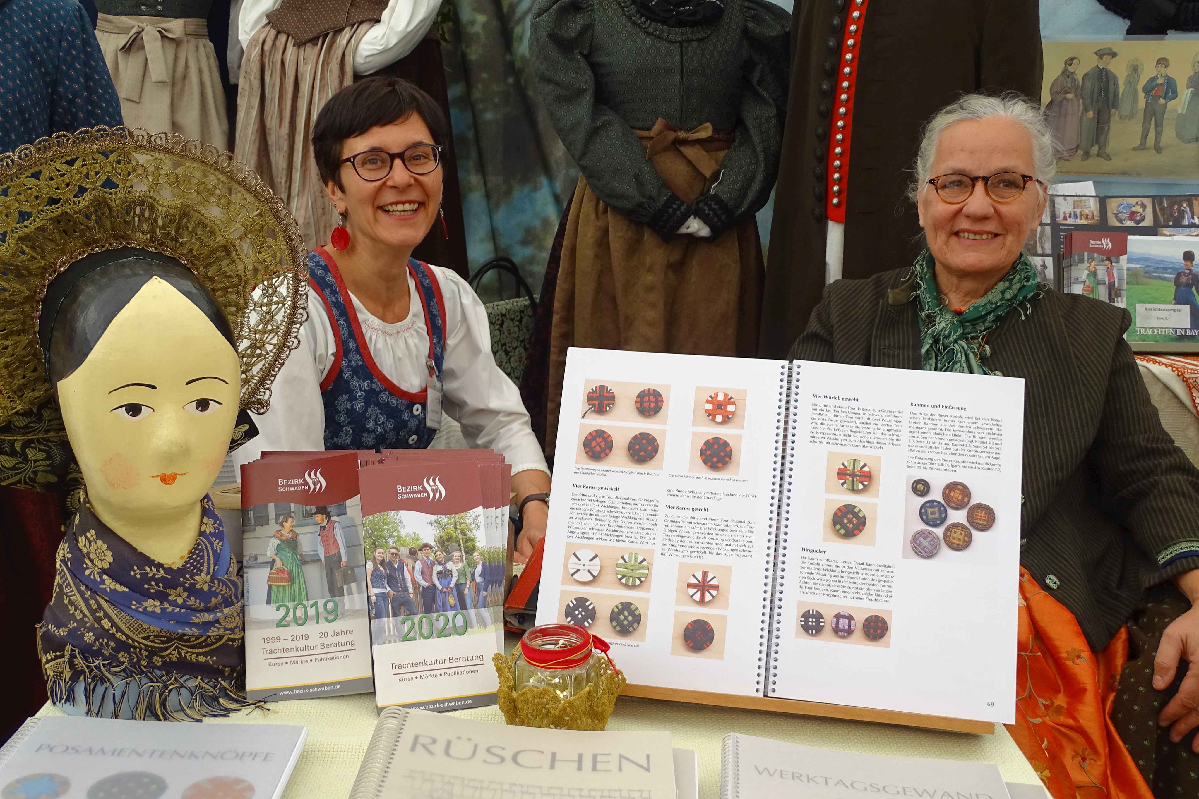 Der Stand der Trachtenkulturberatung auf dem Trachtenmarkt 2019