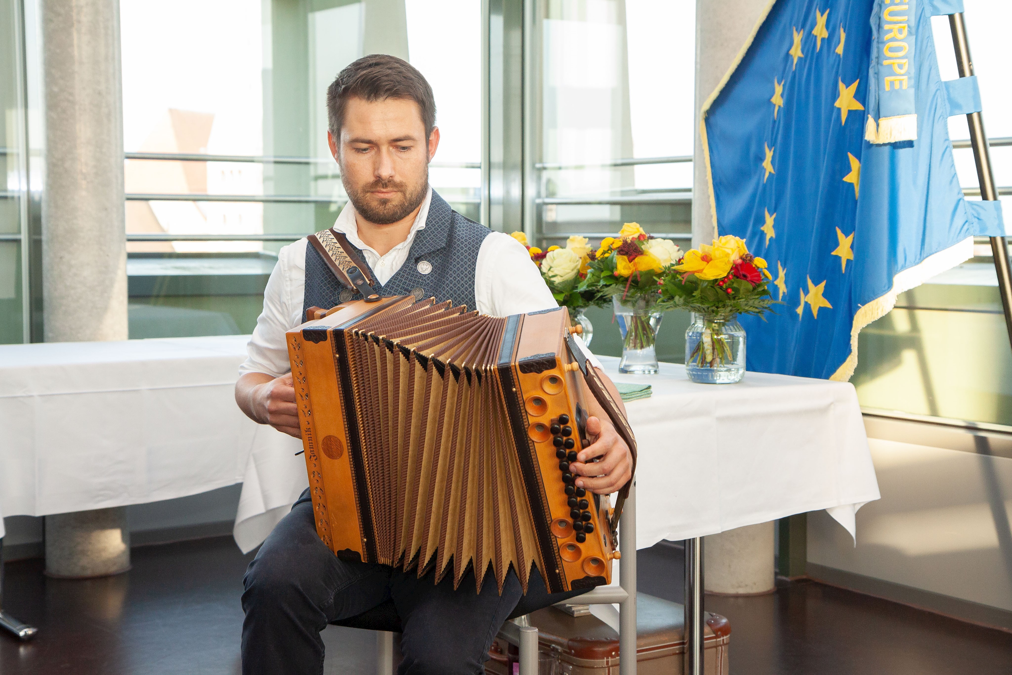 Johannes Sift sorgte für einen abwechslungsreichen musikalischen Rahmen