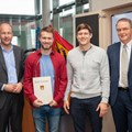 Michael Matzner und Michael Schey wurden für ihr Angebot "Mattenpädagogik" ausgezeichnet.