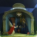 Papierkrippe Verkündigung "Gegrüßet seist Du Maria"
