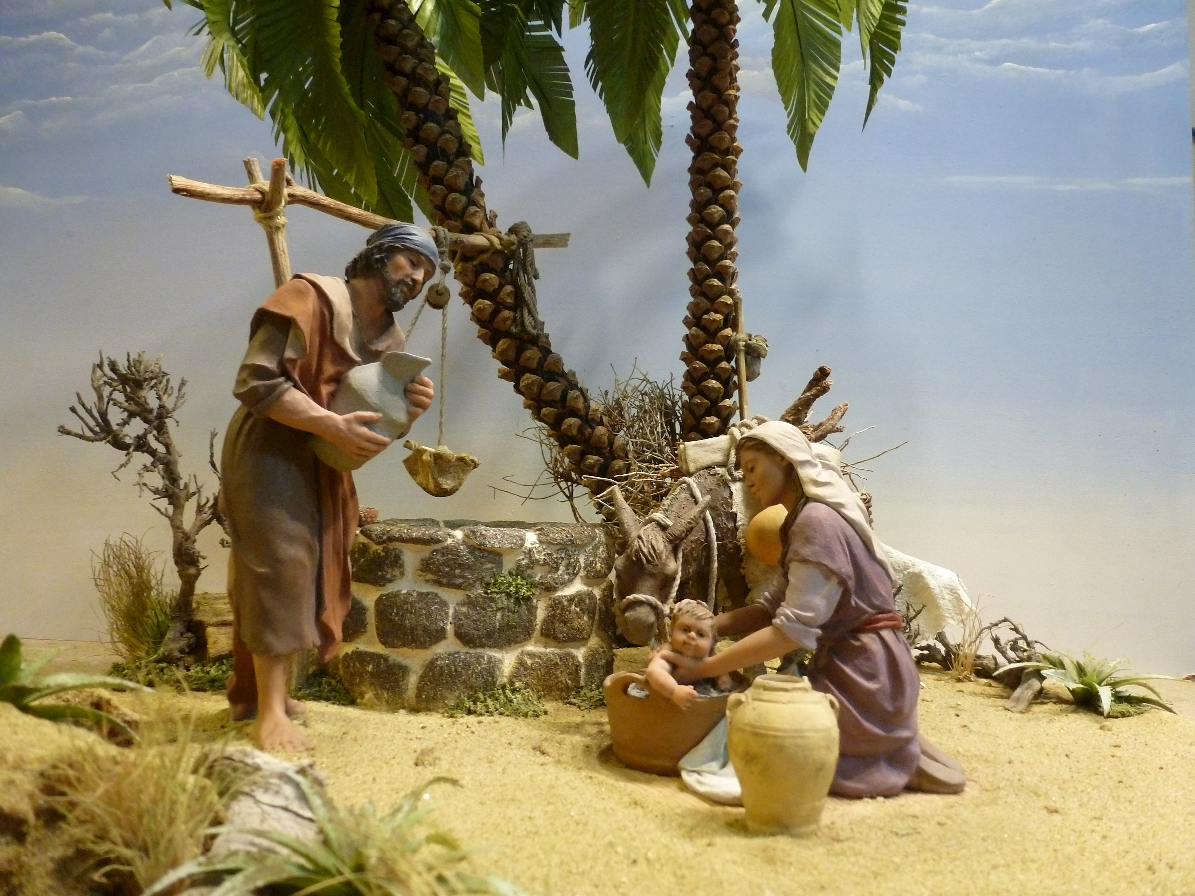 Vorführungen und Familienführung zur Krippen-Ausstellung in Oberschönenfeld