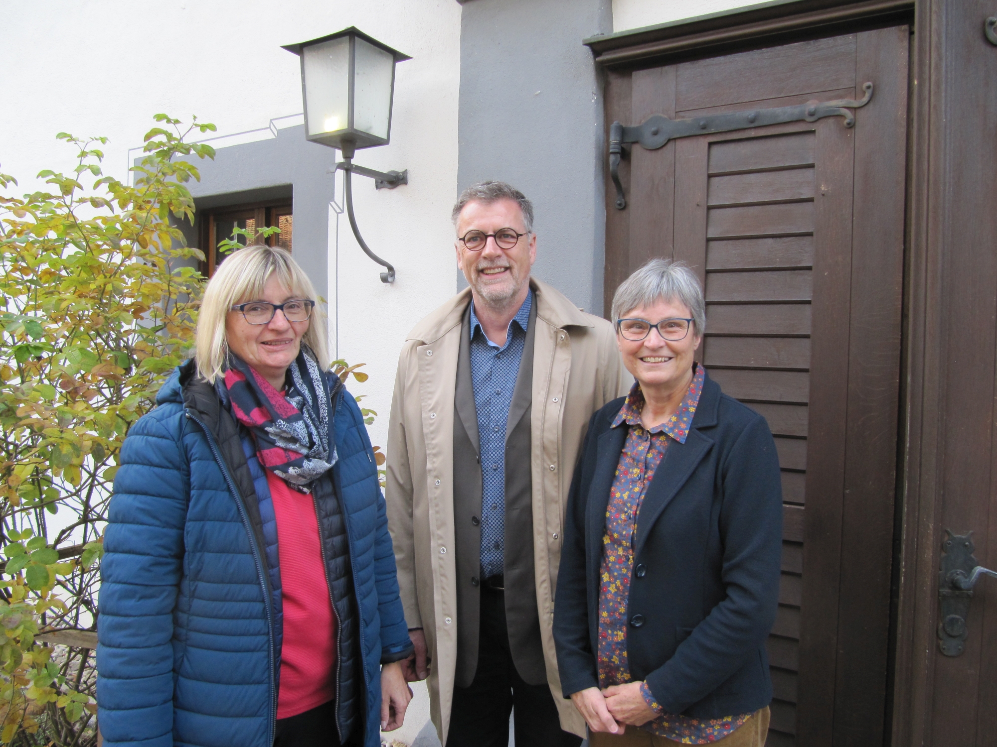 v. li.:
Dr. Ruth Kilian, Thomas Heitele, Jutta von Tucher