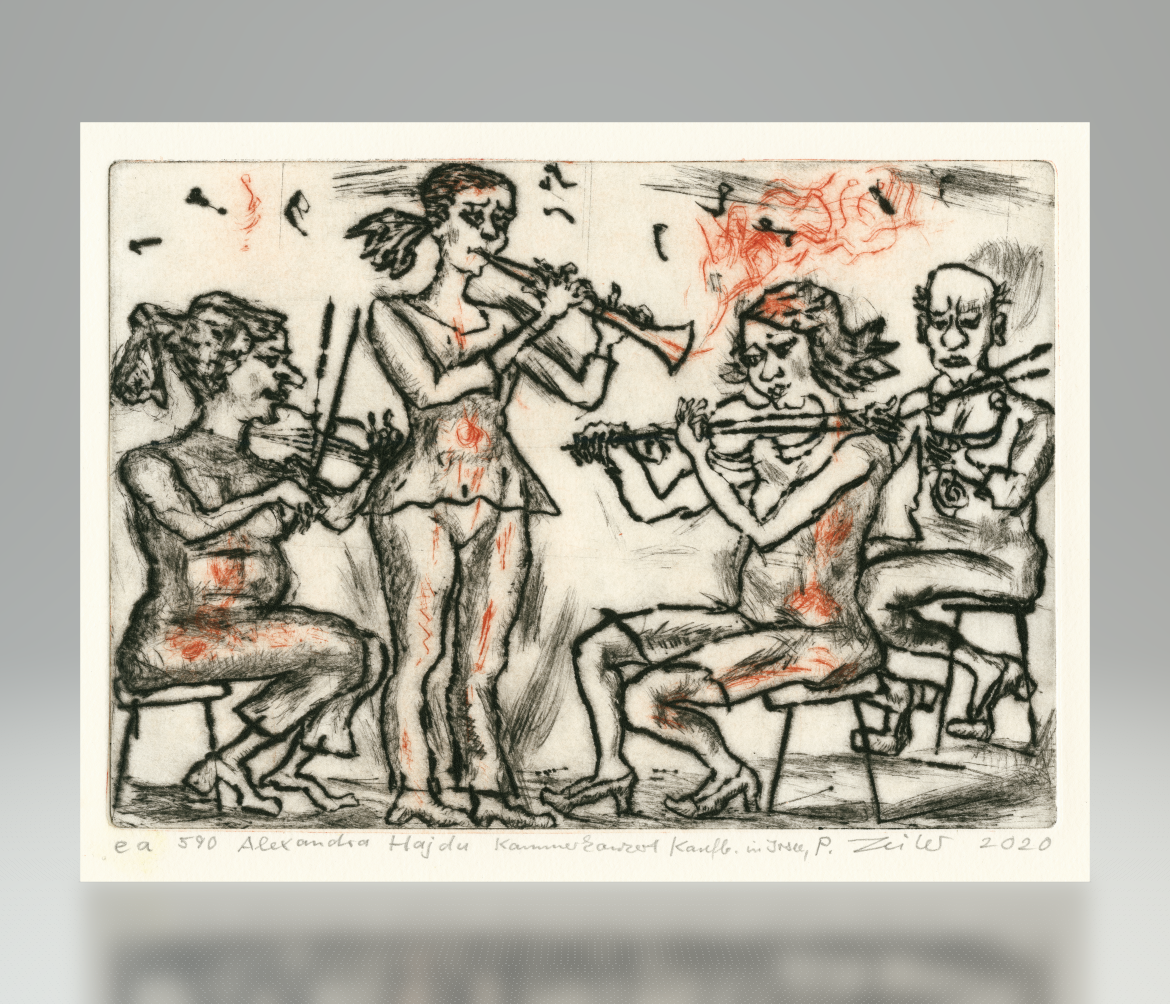 Irseer Kabinett-Stücke: Ausstellung „Mensch und Musik“ zum 90. Geburtstag von Peter Zeiler