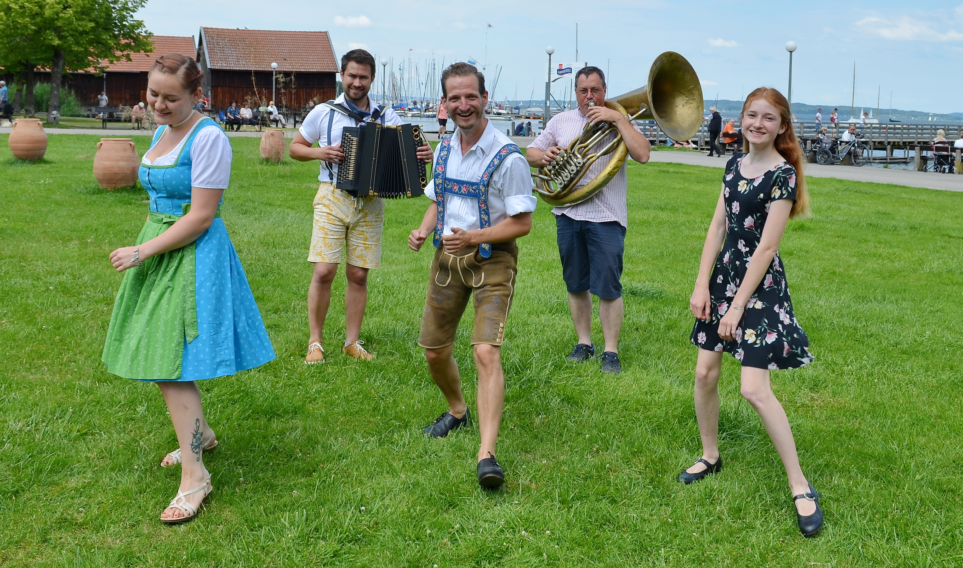 Bavarian Line Dance beim Museumsfest