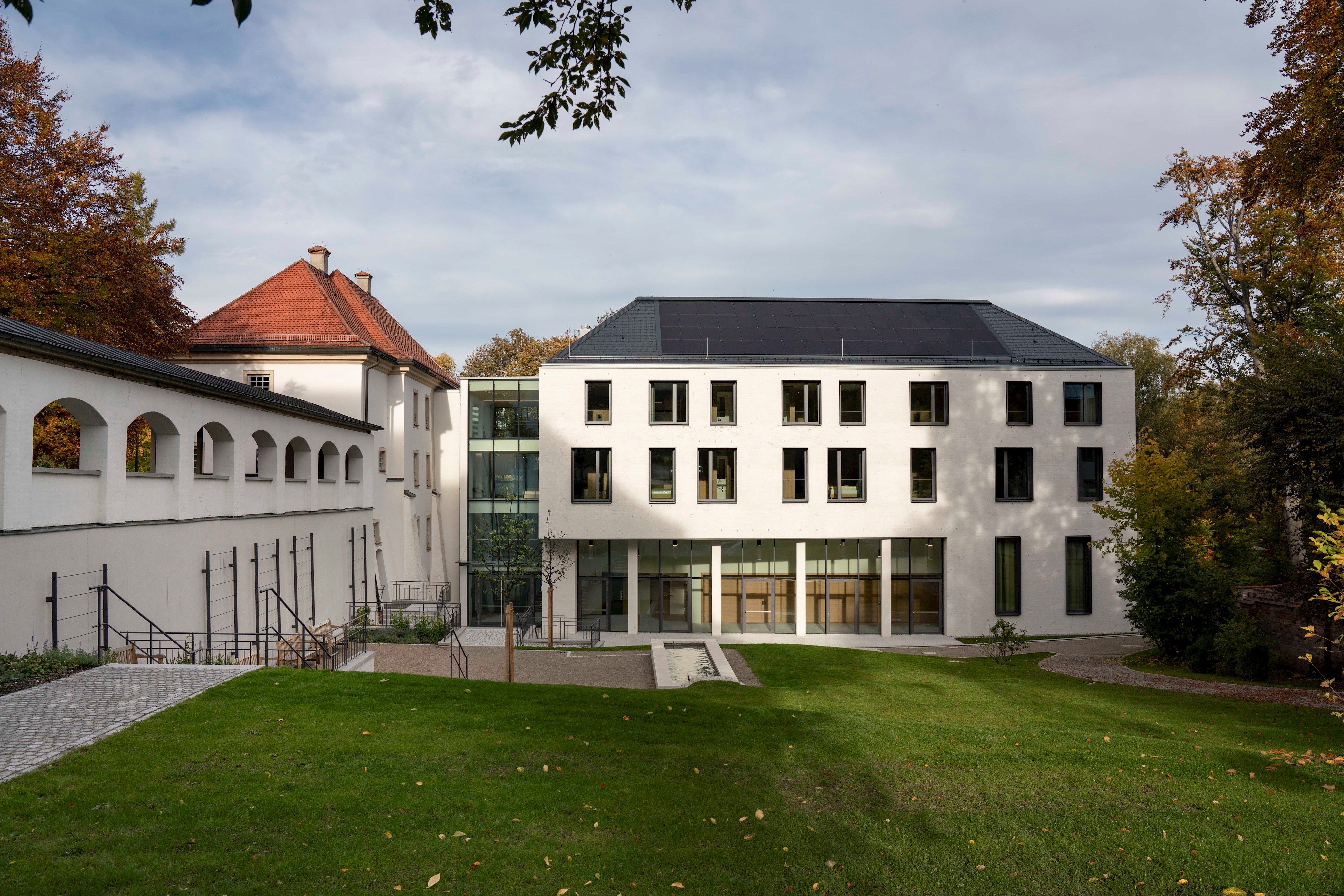 Seitenansicht neue Küferei Irsee