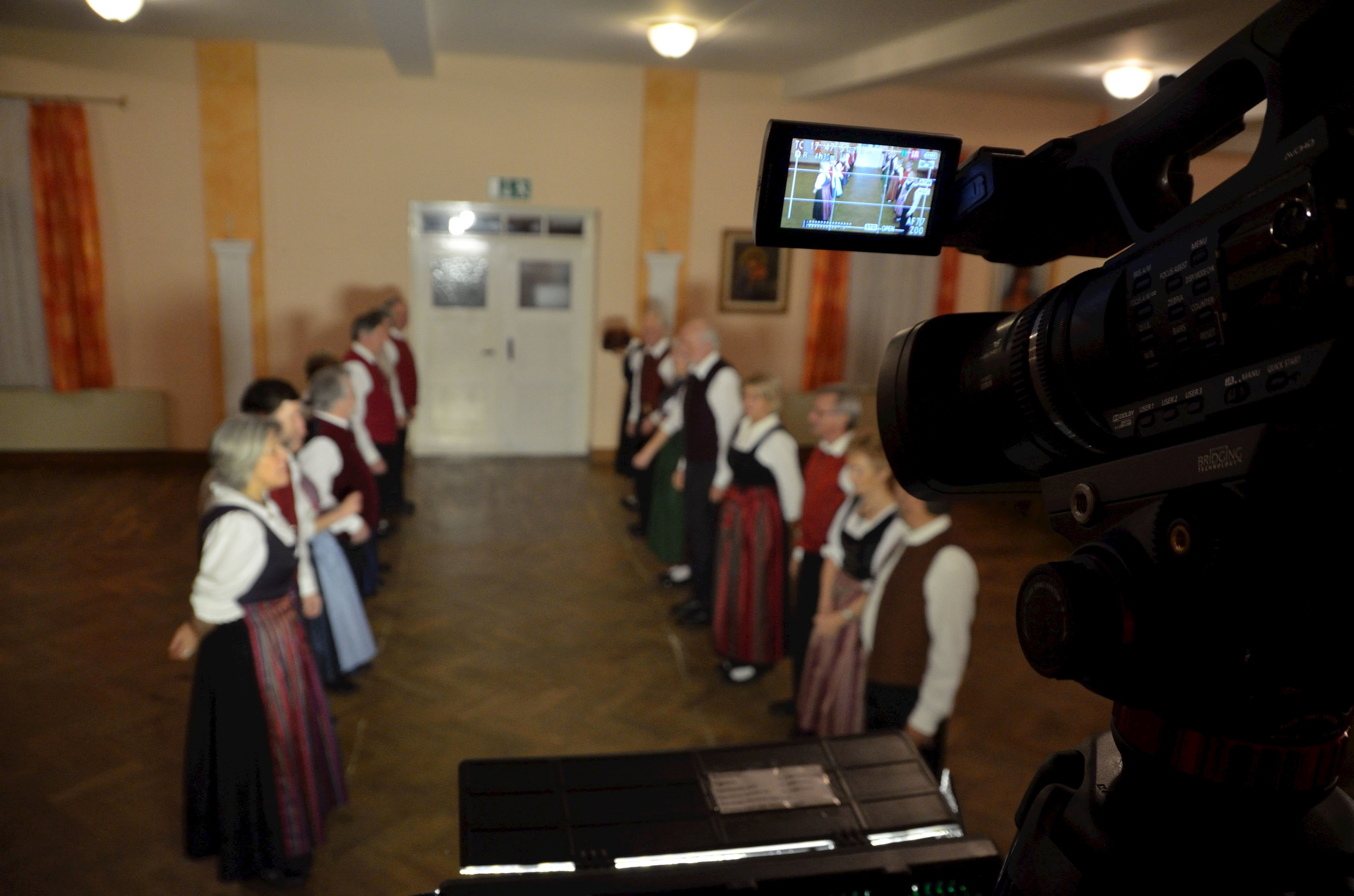 Volkstanz-Videodreh in Bobingen