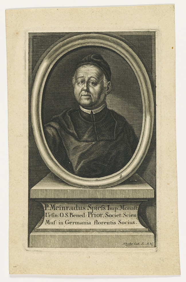 Spieß-Porträt: Kupferstich von Klauber (1752)