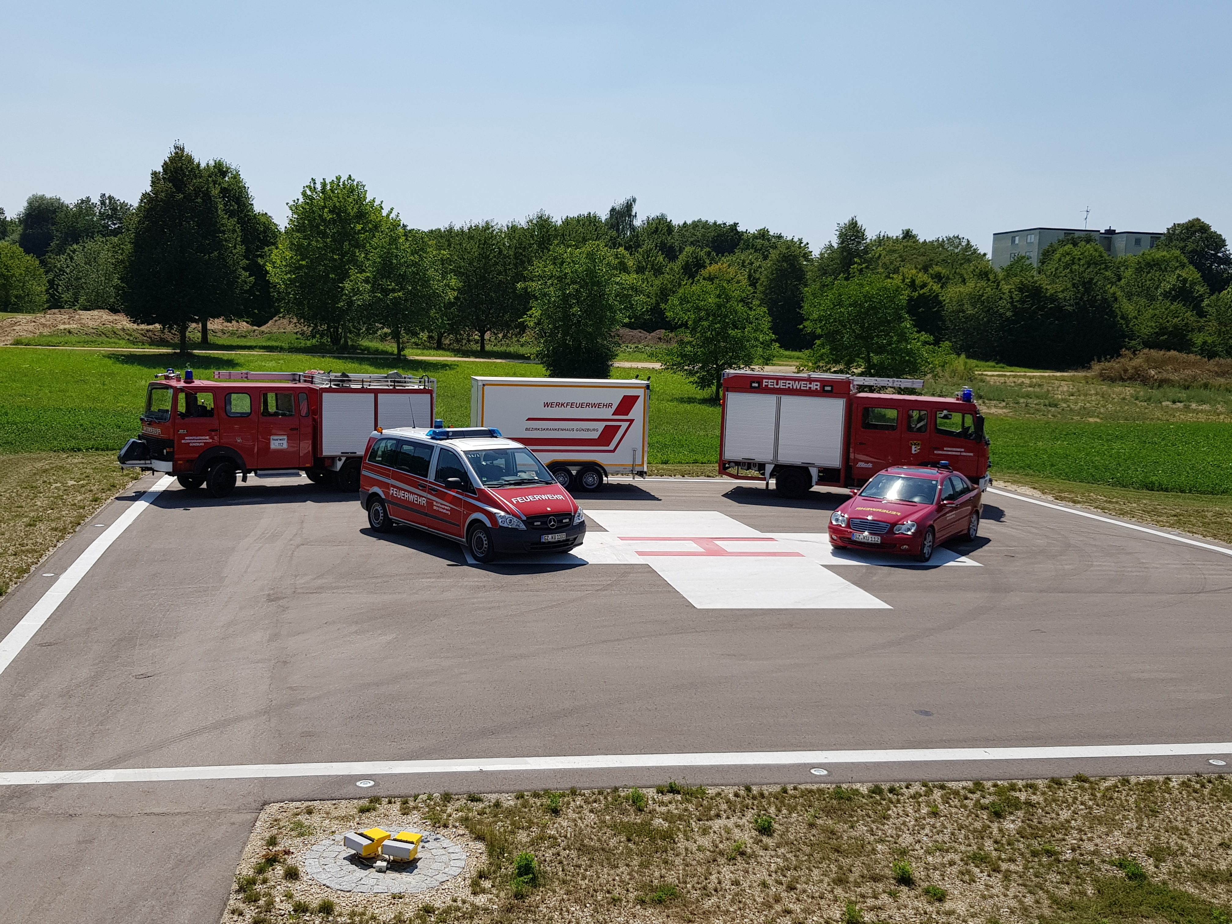 Corona hat auch die Werkfeuerwehr des BKH Günzburg belastet