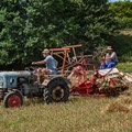 Erntetag mit Bindenmäher