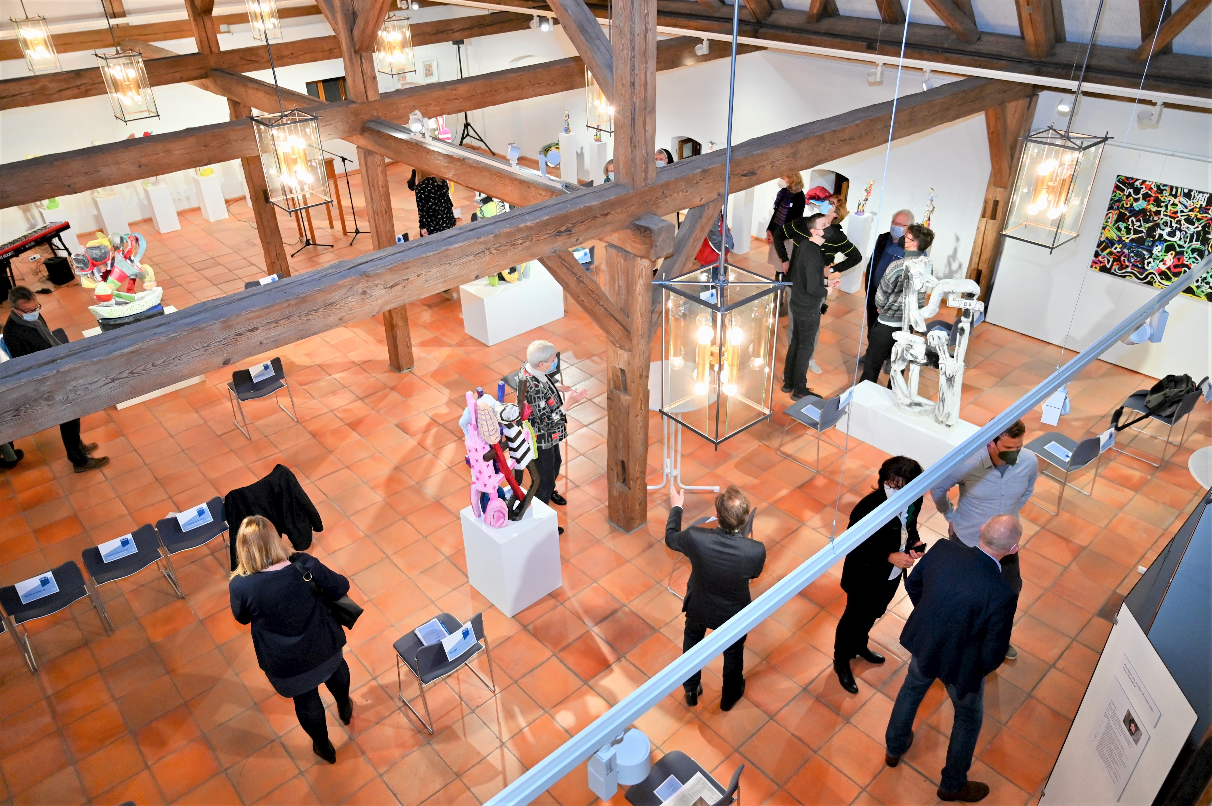 Kunstpreisverleihung 2021 in den Räumlichkeiten der Schwäbischen Galerie in Oberschönenfeld
