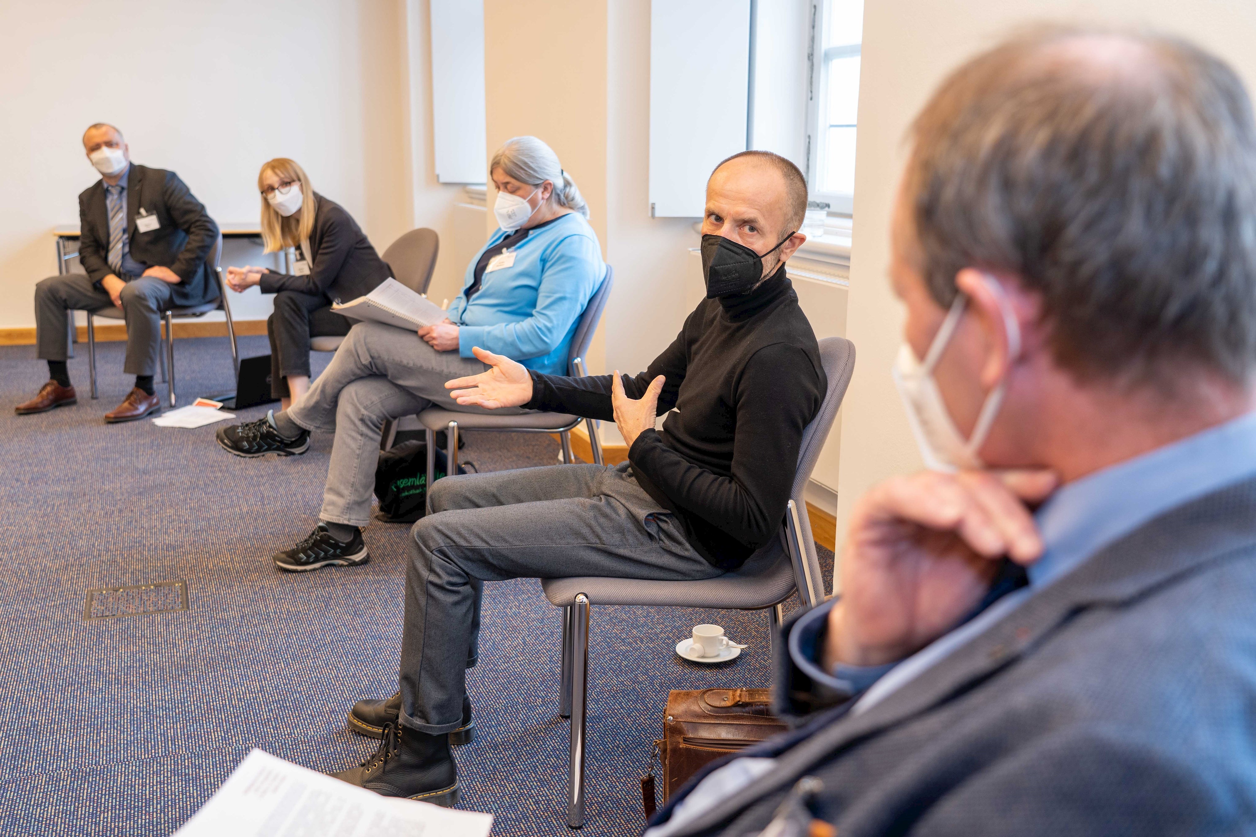 Foto: Diskussion in einem Workshop