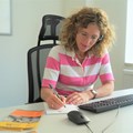 Arbeit am telefonischen Sprechtag