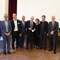 Gruppenbild bei  der Verabschiedung von Prof. Thomas Becker - Foto: Georg Schalk