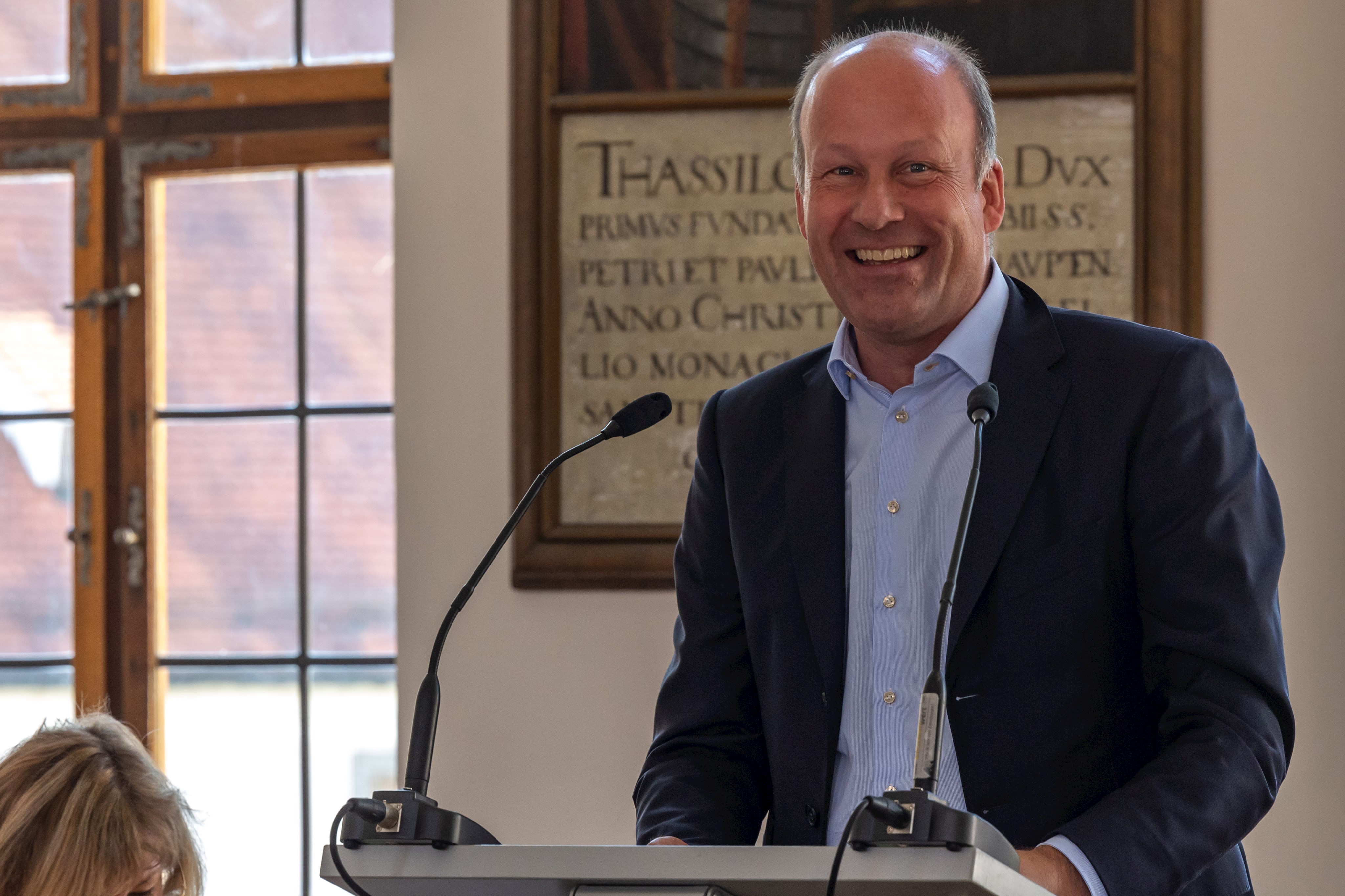 Bezirkstagspräsident Martin Sailer bei der 30-Jahr-Feier der SDL Thierhaupten - Foto: Thomas Baumgartner