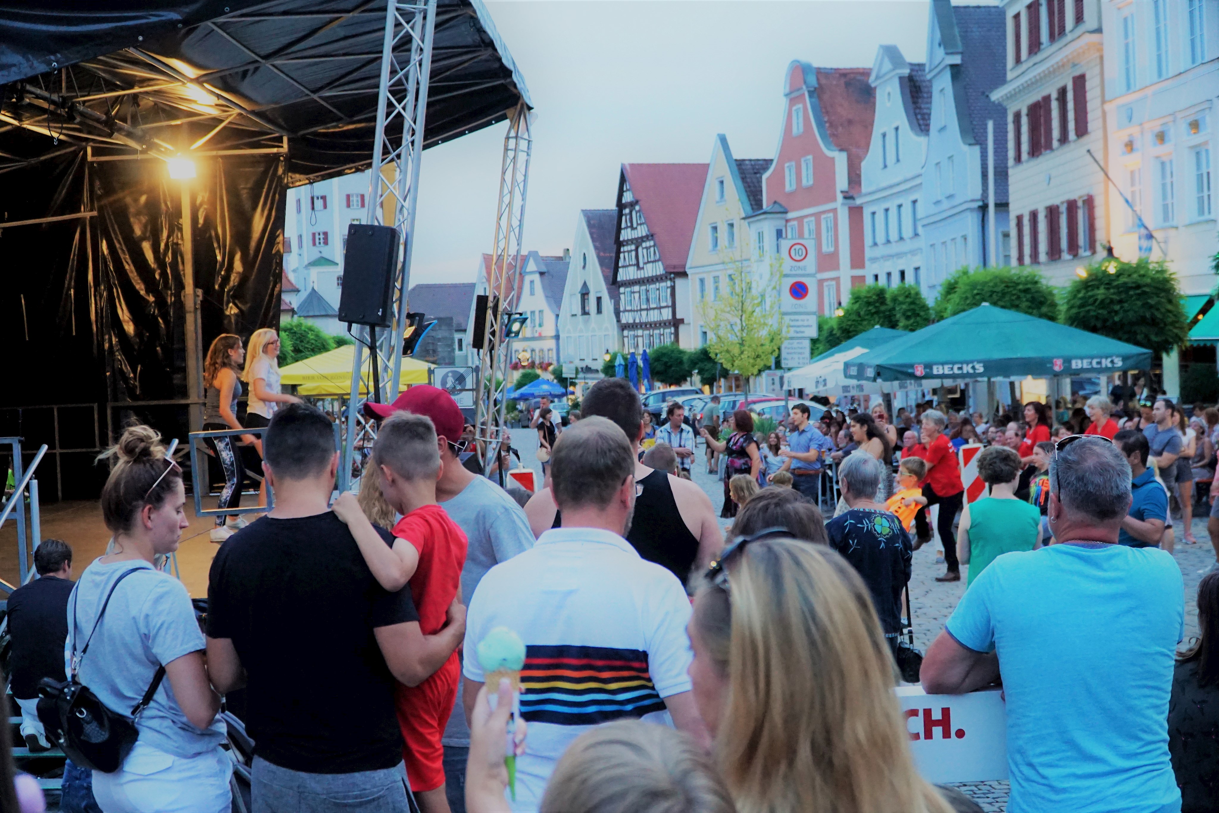 Im Herzen der Stadt Günzburg ist ein vielfältiges Kulturprogramm geplant. Foto: Julia Ehrlich/Stadt Günzburg