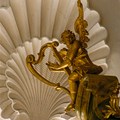 Klosterkirche Irsee, Balthasar-Freiwiß-Orgel, Harfe spielender Engel - Foto: Dr. Markwart Herzog, Schwabenakademie Irsee