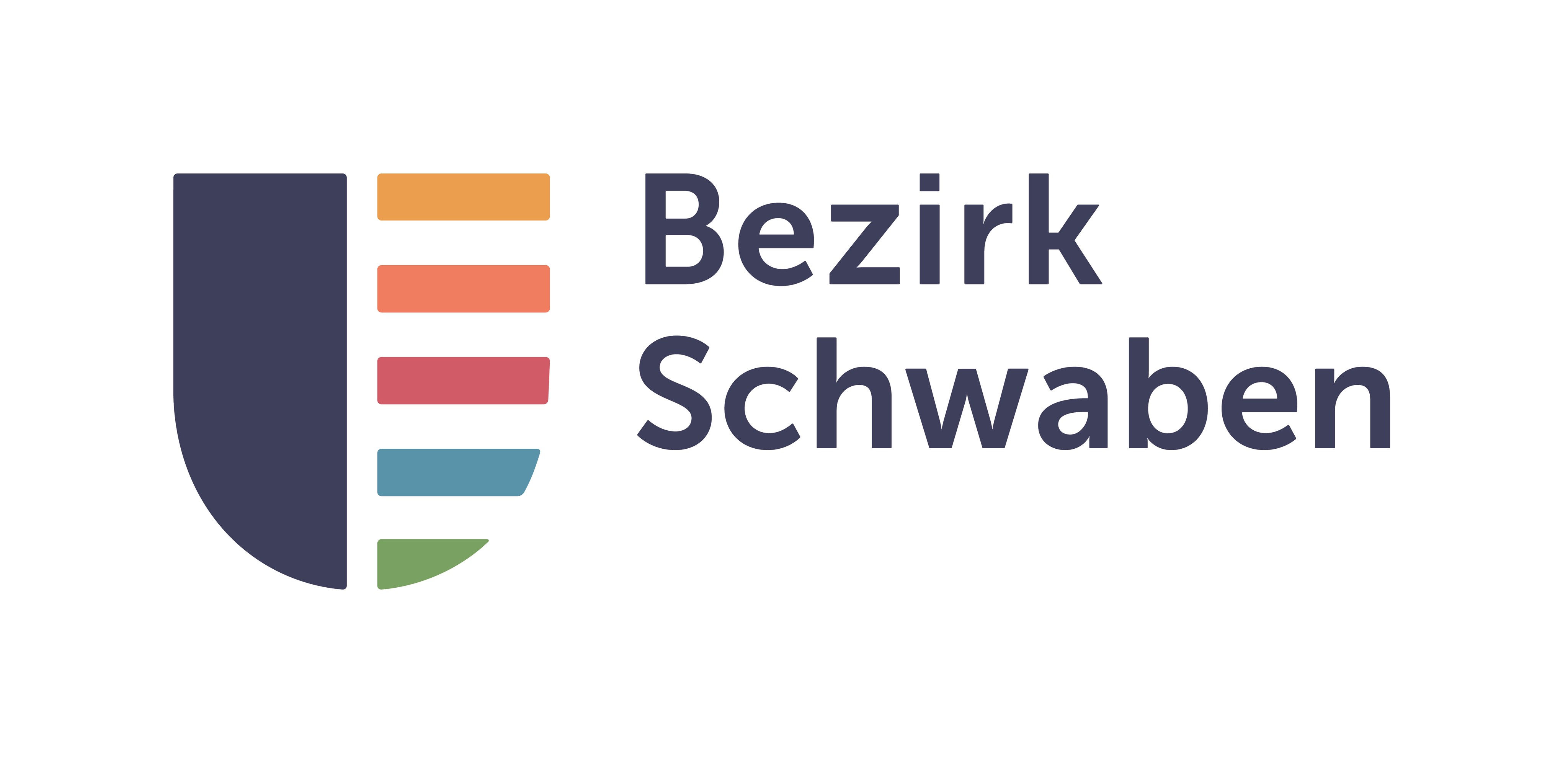 Logo Bezirk Schwaben (farbig)