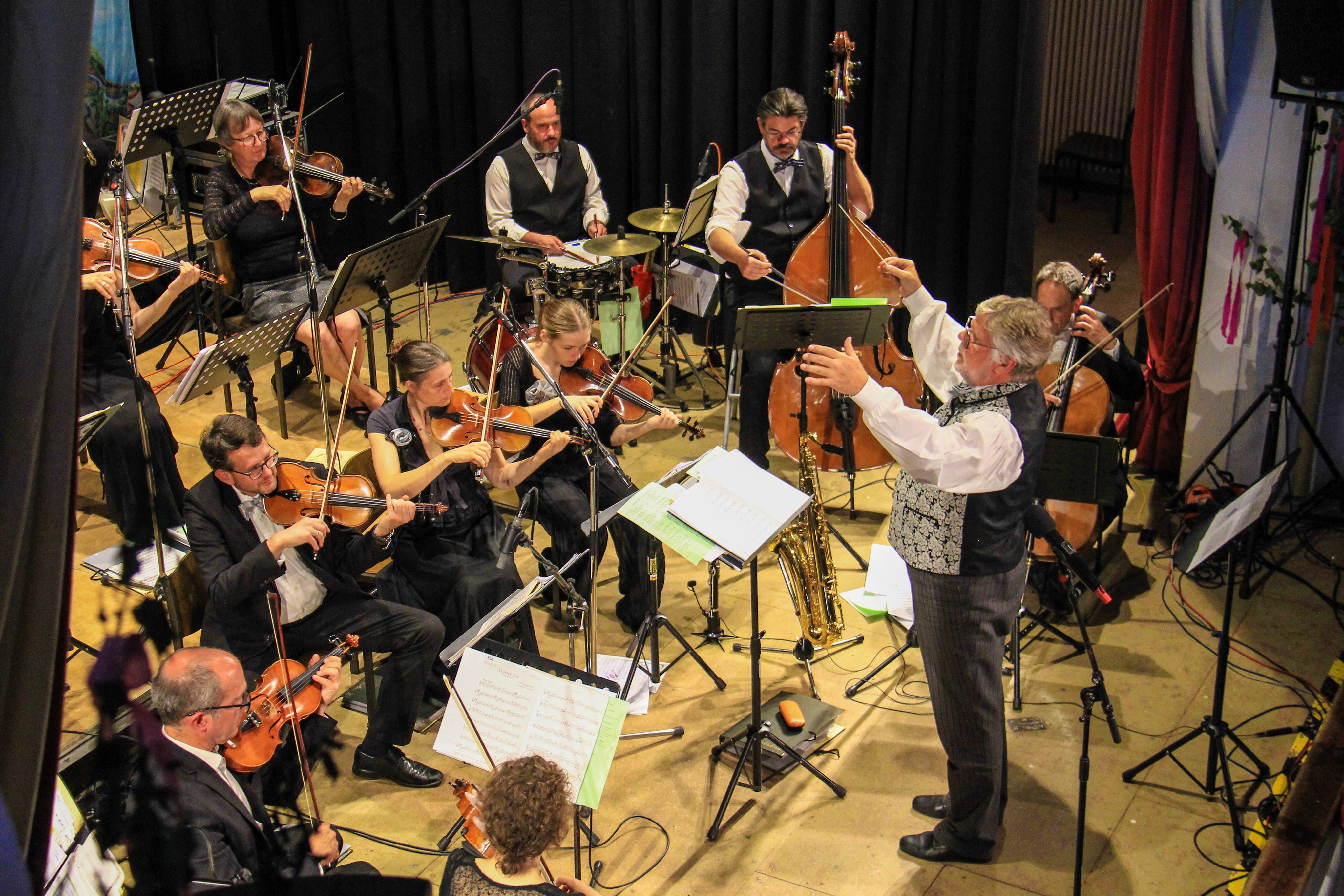 Das Hürbener Ballorchester beim Nostalgieball in Krumbach - Foto: Andreas Keilholz