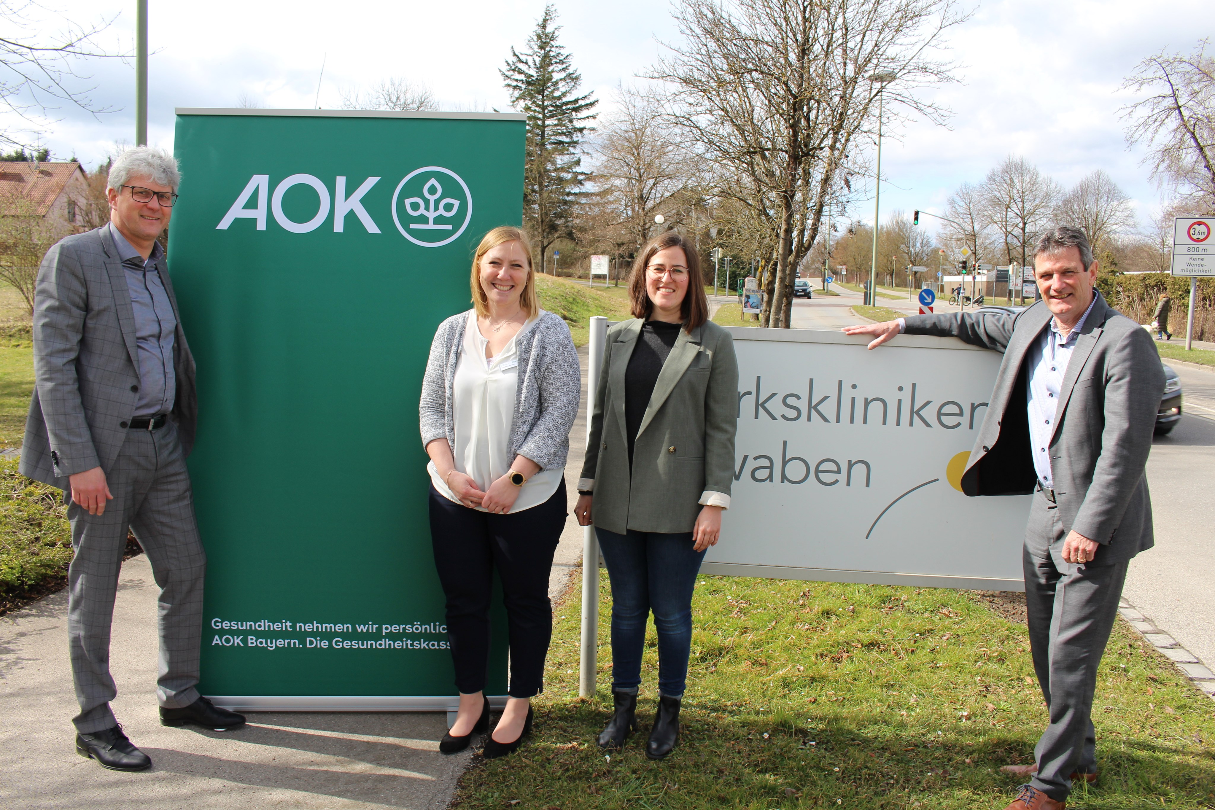 AOK fördert Betriebliches Gesundheitsmanagement der Bezirkskliniken Schwaben